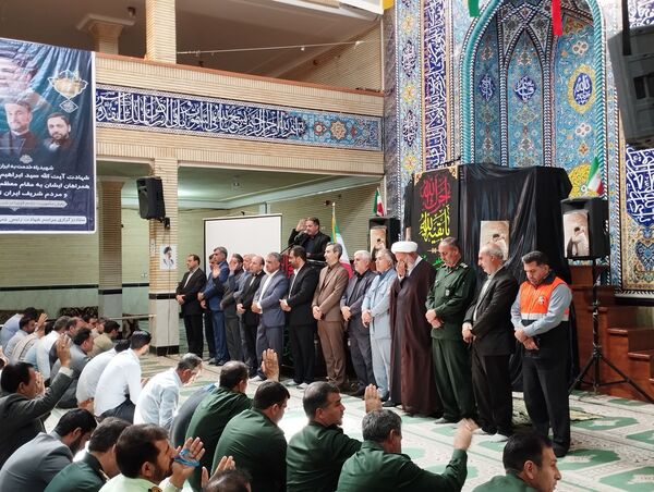  مراسم سوگواری به‌مناسبت شهادت شهدای خدمت در شهرستان چرداول