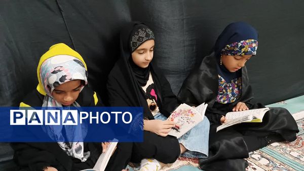 حضور پر شور کودکان مارگونی در مراسم عزاداری ایام فاطمیه