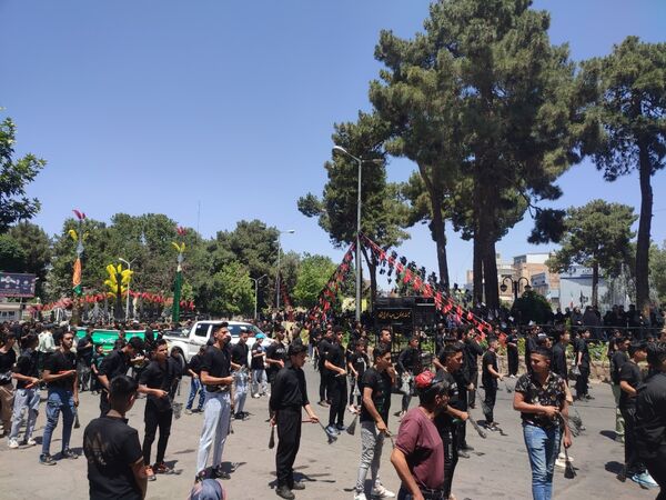 مراسم عزاداری عاشورای حسینی در شهرستان نیشابور 