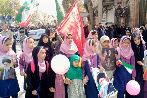 راهپیمایی روز قدس در استهبان