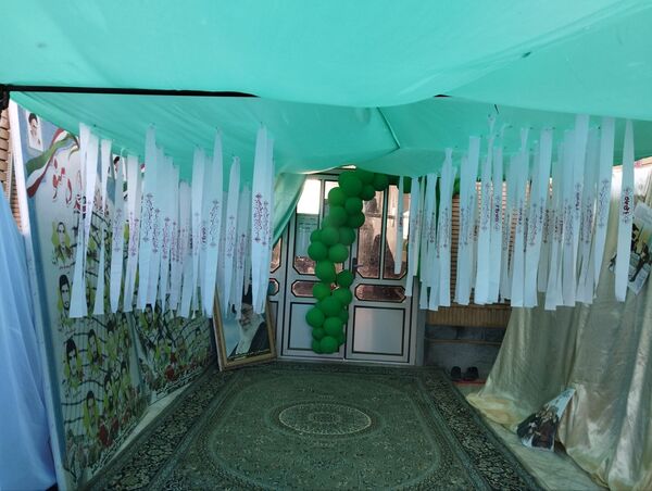 قرائت دعای ام داوود در اعتکاف شهرستان خلیل آباد 