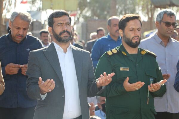 اقامه باشکوه نماز عید فطر در فهرج