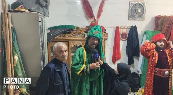 طنین نوای تعزیه خوانی در روستای پیکان اصفهان