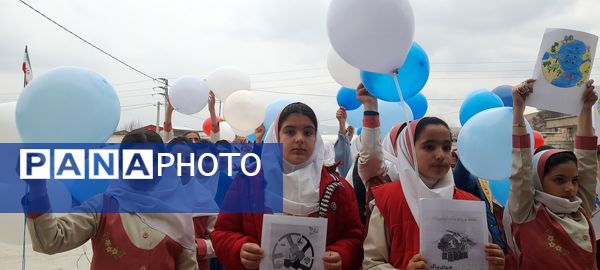 ویژه برنامه زمین پاک در مدارس شهرستان هلیلان
