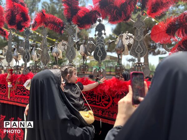 مراسم ظهر تاسوعا در شهرک ینگی امام  ساوجبلاغ