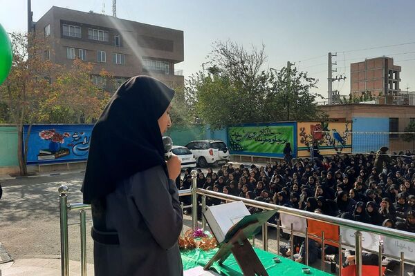افتتاحیه طرح مصباح الهدی در هنرستان تاجیک بهارستان دو