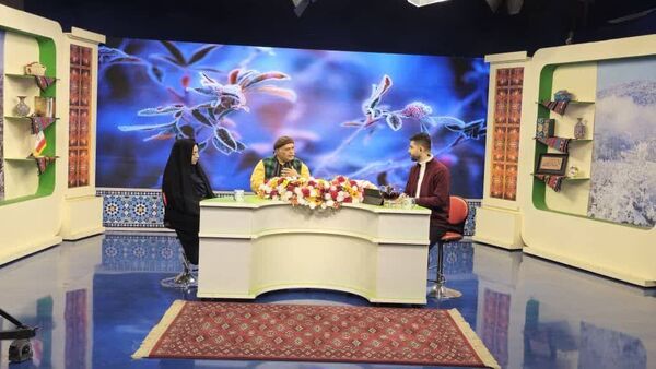 حضور مدیرکل بهزیستی گلستان به همراه داور جشنواره کاسپین در صدا و سیما گلستان