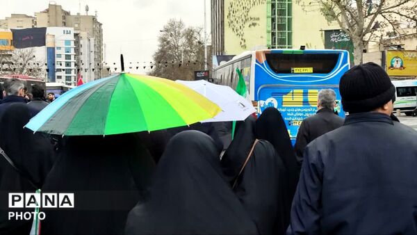 صدای مرگ بر استکبار در تهران طنین انداز شد