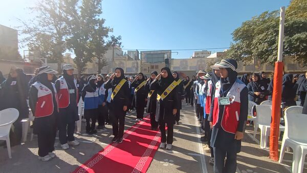 افتتاحیه طرح آهن یاری در دبیرستان کوثر فرهنگیان