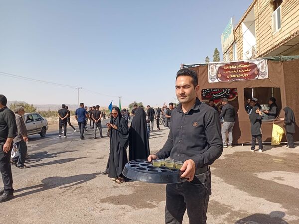 برپایی موکب اربعینی در خلیل آباد