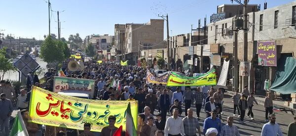 حضور پرشور مردم پلدختر در راهپیمایی روز ملی مبارزه با استکبار جهانی