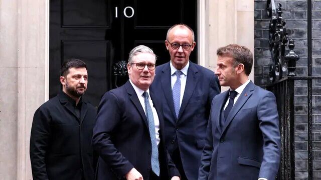 گفت‌وگوی تلفنی ماکرون، استارمر و مرتس با ترامپ درباره اوکراین