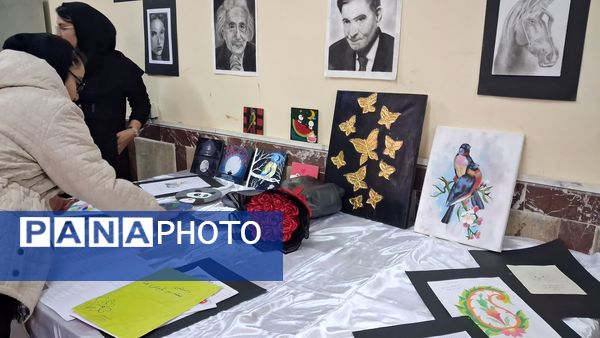نمایشگاه هنری مدرسه شهید مدرس تبریز