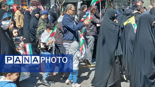 راهپیمایی روز قدس در میدان بیت المقدس