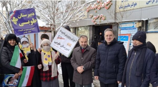 راهپیمایی ۲۲ بهمن ماه در شهر مشهد مقدس