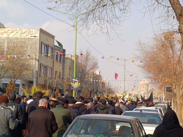 مراسم تشییع حجت‌الاسلام والمسلمین سید هاشم سجادی نسب در برخوار