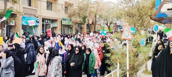 راهپیمایی روز13 آبان در شهر کلات برگزار شد