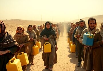 روستایی تشنه در میان کوه‌ها با قطعی آب همیشگی