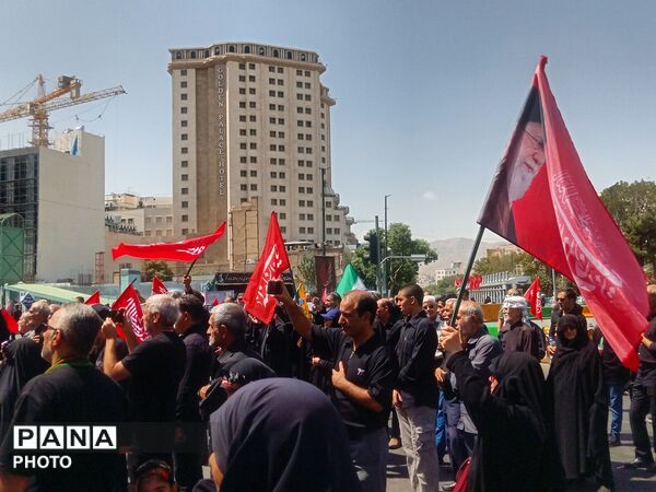 طنین گام‌های جاماندگان اربعین در حریم رضوی؛ مشهد یکپارچه در سوگ حسین (ع)