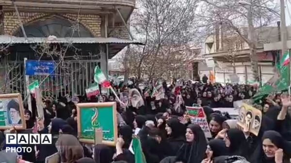 حضور پر شور مردم کوهدشت در راهپیمایی عظیم روز قدس
