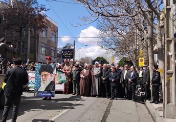 حضور پرشور مردم اهر در راهپیمایی روز قدس ‌