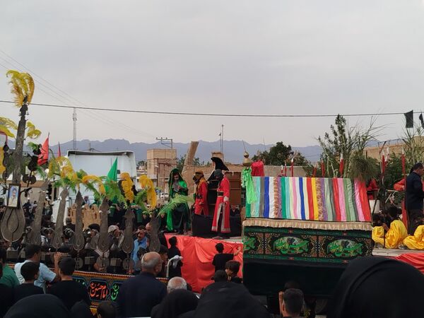 حرکت دسته بنی اسد در روستای فدافن