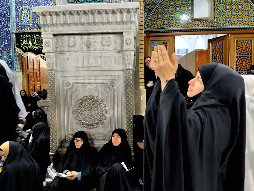 مراسم نخستین شب قدر در حرم حضرت معصومه(س)