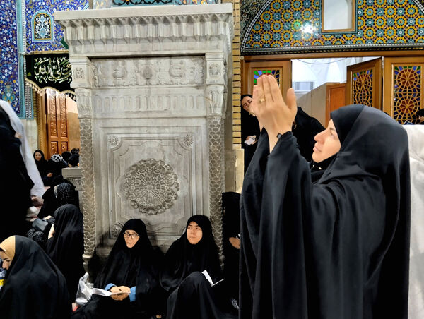 مراسم نخستین شب قدر در حرم حضرت معصومه(س)