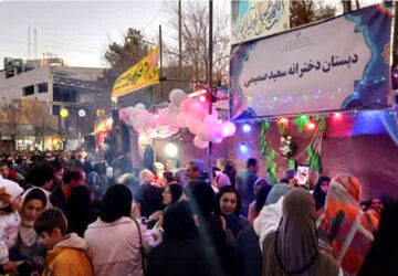 آباده ای‌ها در جشن میلاد حضرت مهدی( عج) سنگ‌تمام گذاشتند