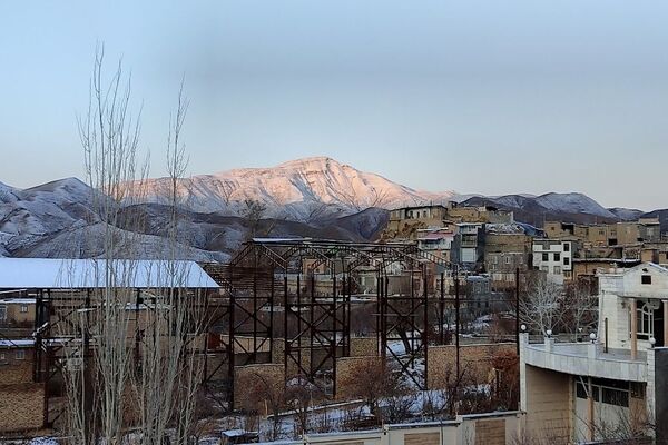 جلوه زمستانی طبیعت شهر بار نیشابور 