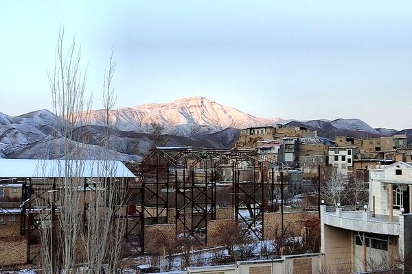 جلوه زمستانی طبیعت شهر بار نیشابور 