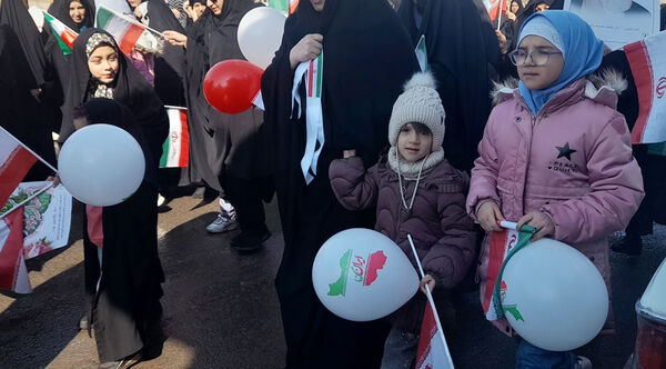راهپیمایی 22 بهمن در شهر جعفریه قم