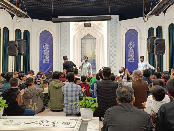 مراسم ولادت امام حسن مجتبی(ع) در میدان شهدای مشهد مقدس