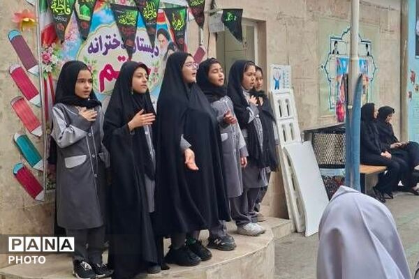 برپایی مجلس عزاداری حضرت زهرا (س) در مدارس آزاده و حاتم شهرری