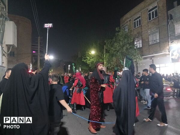کاروان نمادین اُسرای کربلا در زیبادشت فردیس 