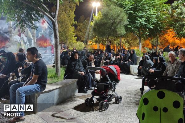 موکب های ماه محرم در شهرستان رباط کریم باحضور گرم مردم عزادار 