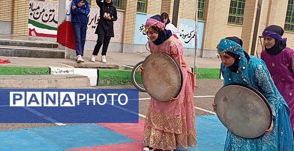 المپیاد ورزشی در دبیرستان عشایری تربیت سیرجان 
