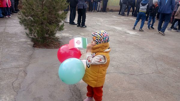 جشن انقلاب و حضور پرشور مردم روستای برآباد خواف