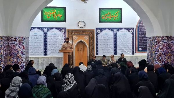 حس و حال دختران دانش‌آموز قم در اردوی راهیان نور