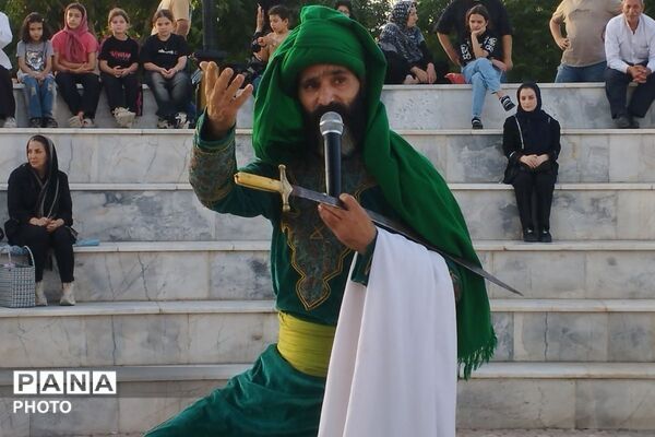 اجرای تعزیه به مناسبت دهه دوم محرم در بهارستان دو