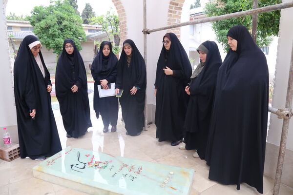 مراسم غبارروبی و عطرافشانی گلزار شهید گمنام دانشگاه فرهنگیان