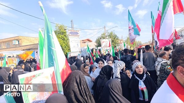 حضور پرشورو حماسی  جان فدایان در شهرستان پلدختر 