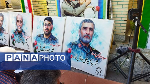 نماز جمعه در جوار شهدای بهشت فضل نیشابور 