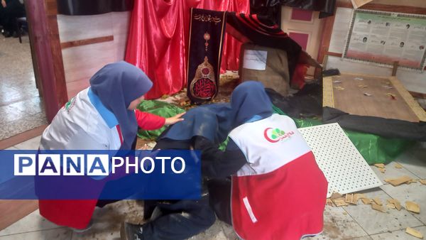 اجرای مانور زلزله با هدف مدرسه ایمن جامعه تاب آور