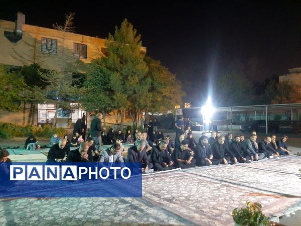 اجتماع حسینی در اداره آموزش و پرورش ناحیه ۷ مشهد 