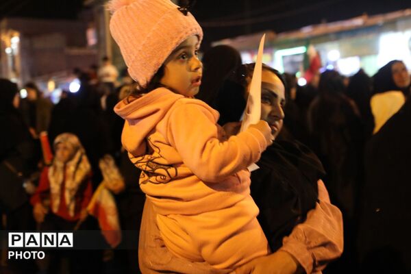  ادای احترام به ارتحال رهبر معظم انقلاب در شهرستان لنده 