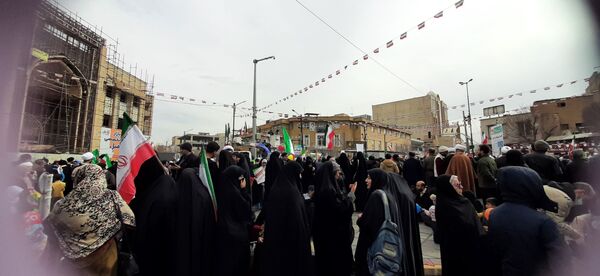 جلوه هایی از راهپیمایی جشن پیروزی انقلاب در شهر قم