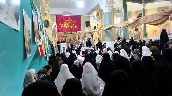 دختران باخرزی در خلوت اعتکاف با خدا