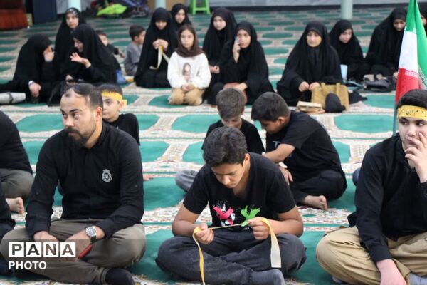 سوگواری سراسری «اَحلی مِنَ العسل» در مسجد صاحب‌الزمان(عج) آشخانه
