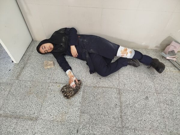 نواخته شدن بیست و ششمین زنگ نمادین استانی مانور زلزله در مدرسه شاهد ظهور آموزش و پرورش ناحیه یک